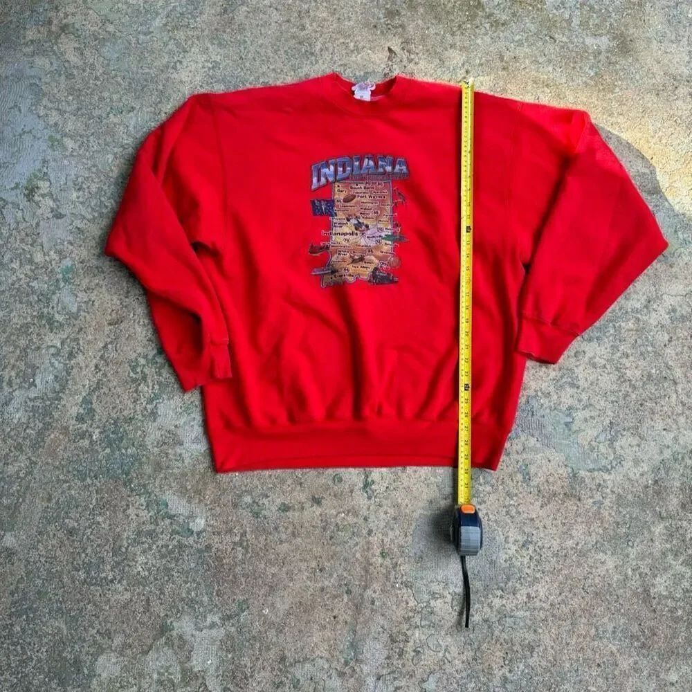 90’s Indiana The Hoosiers State Vintage Crewneck